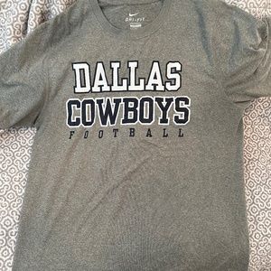 Nike Dallas Cowboys Dri-Fit T-Shirt Large Grey